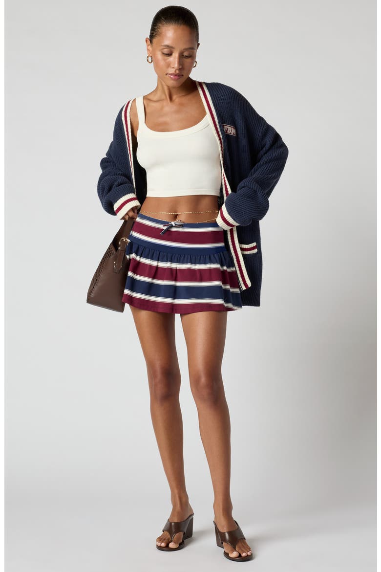 Varsity Cardigan, Alternate, color, NAVY