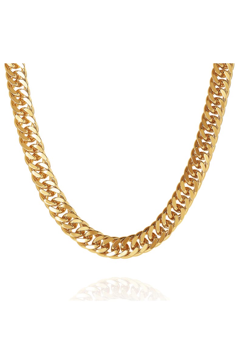 Jessica Simpson Chunky Statement Gold Chain Necklace, Main, color, Gold