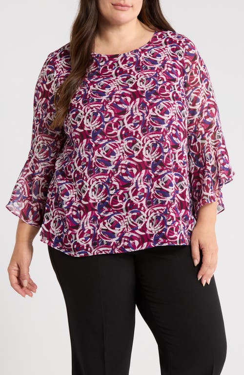 Kasper Ruffle Sleeve Top