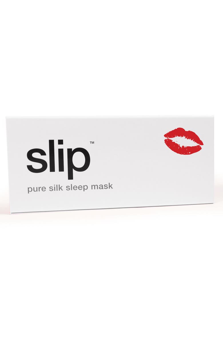 slip <sup>™</sup> for beauty sleep Slipsilk<sup>™</sup> Red Kisses Pure Silk Sleep Mask, Alternate, color, 