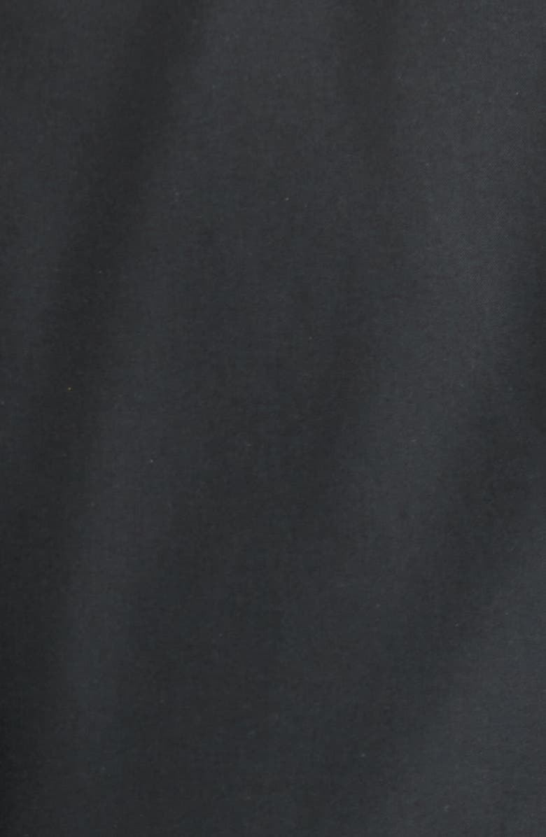 Save The Duck Fleur Water Resistant Hooded Raincoat, Alternate, color, Black