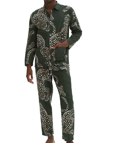 Mens Pocket Pajama Set