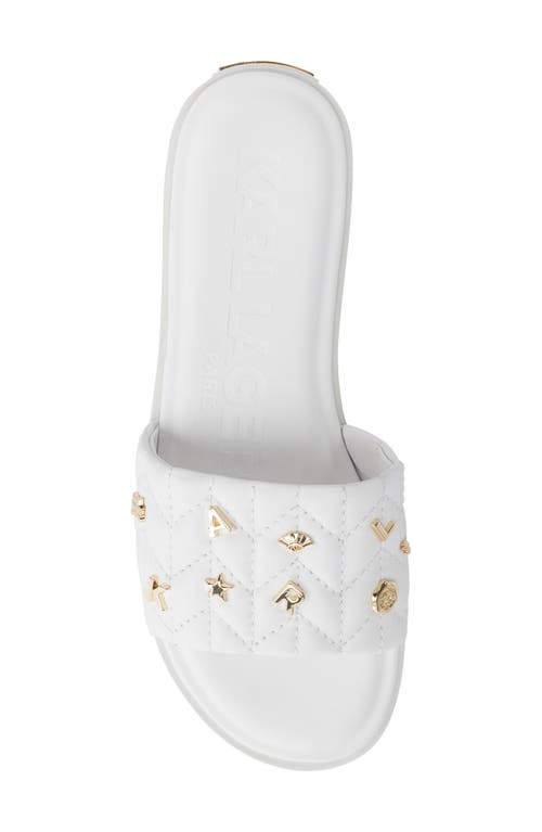 Karl Lagerfeld Carenza Studs Slide Sandal