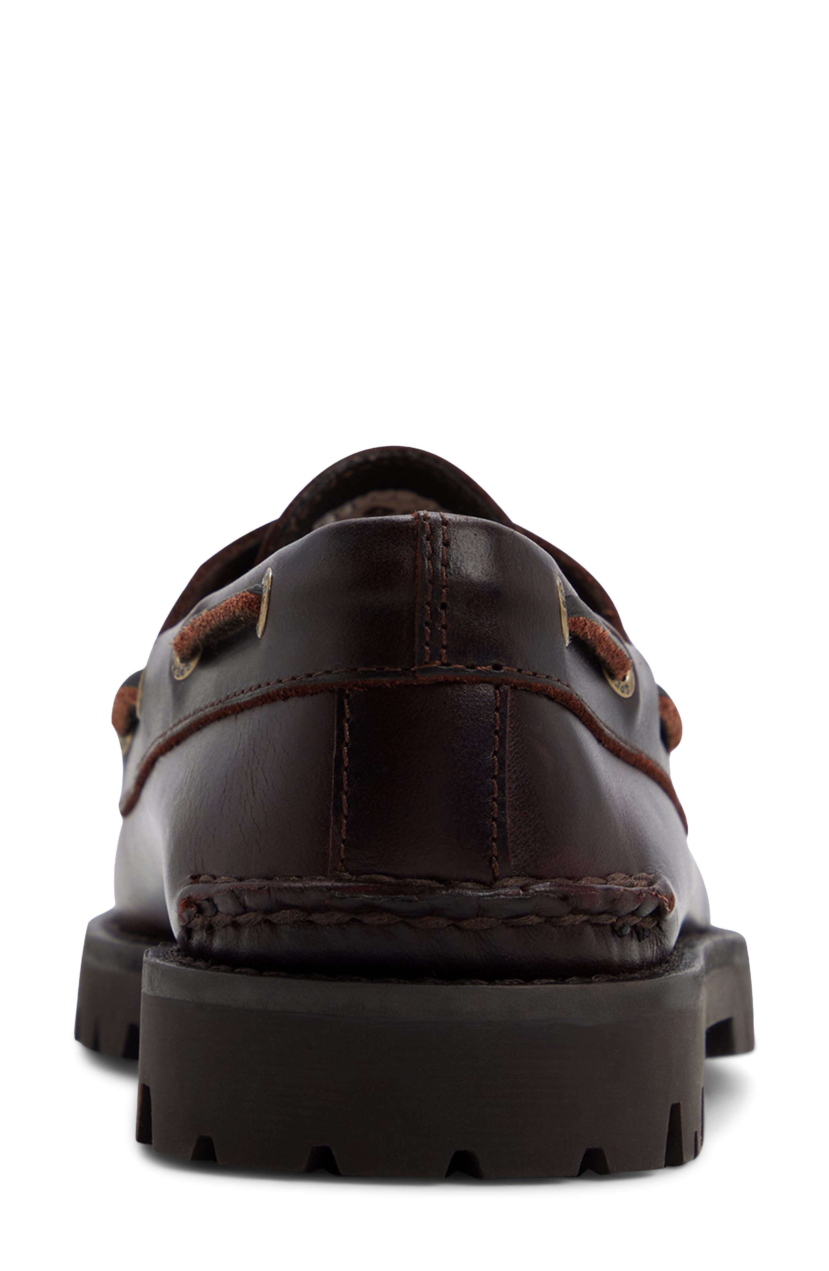 Authentic Original Kiltie Lug Boat Shoe, Alternate, color, AMARETTO