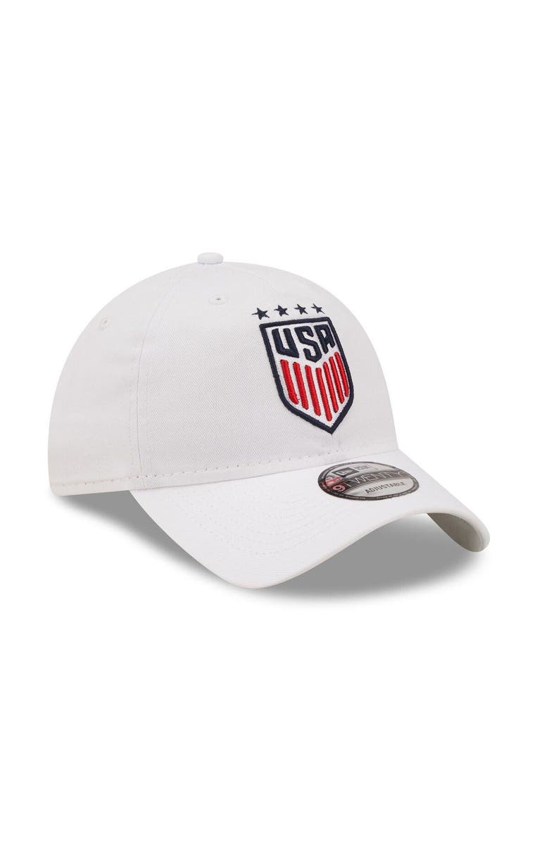 New Era Men's New Era White USWNT Team 9TWENTY Adjustable Hat, Alternate, color,