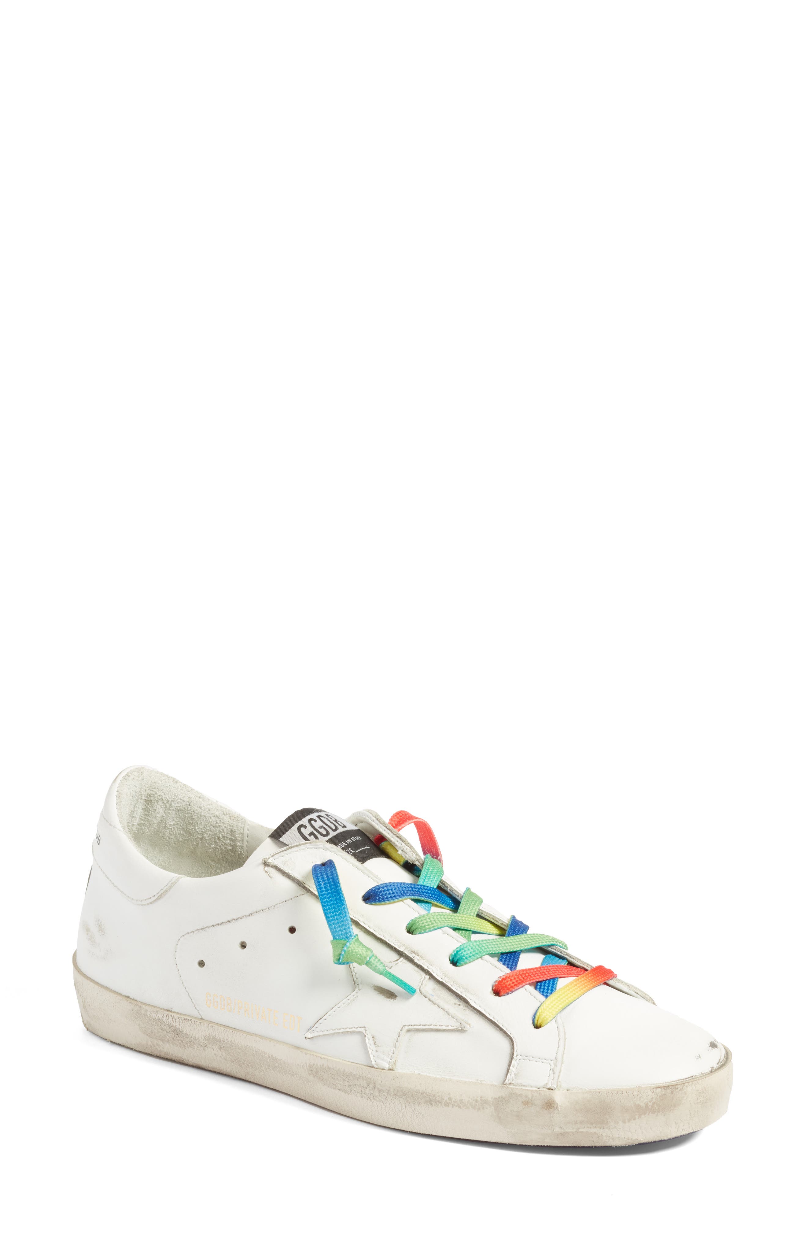 Golden Goose Superstar Rainbow Low-Top Sneaker, Main, color, 