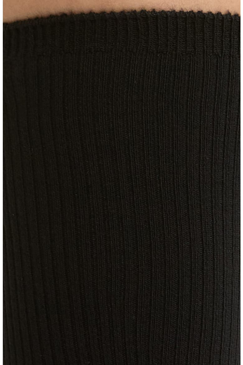 Everyday Rib Crew Socks, Alternate, color, BLACK