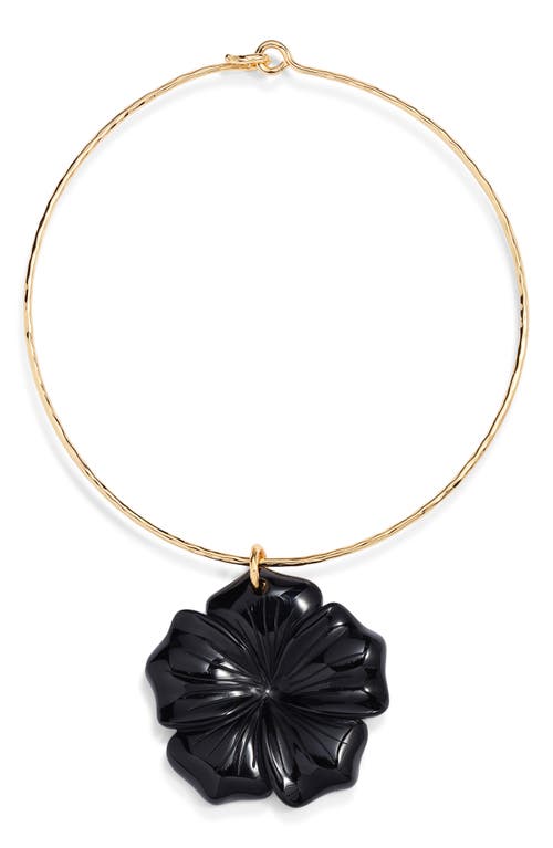 NEST Jewelry Black Onyx Flower Collar Necklace  product