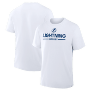FANATICS Men's Fanatics White Tampa Bay Lightning Authentic Pro Primary T-Shirt