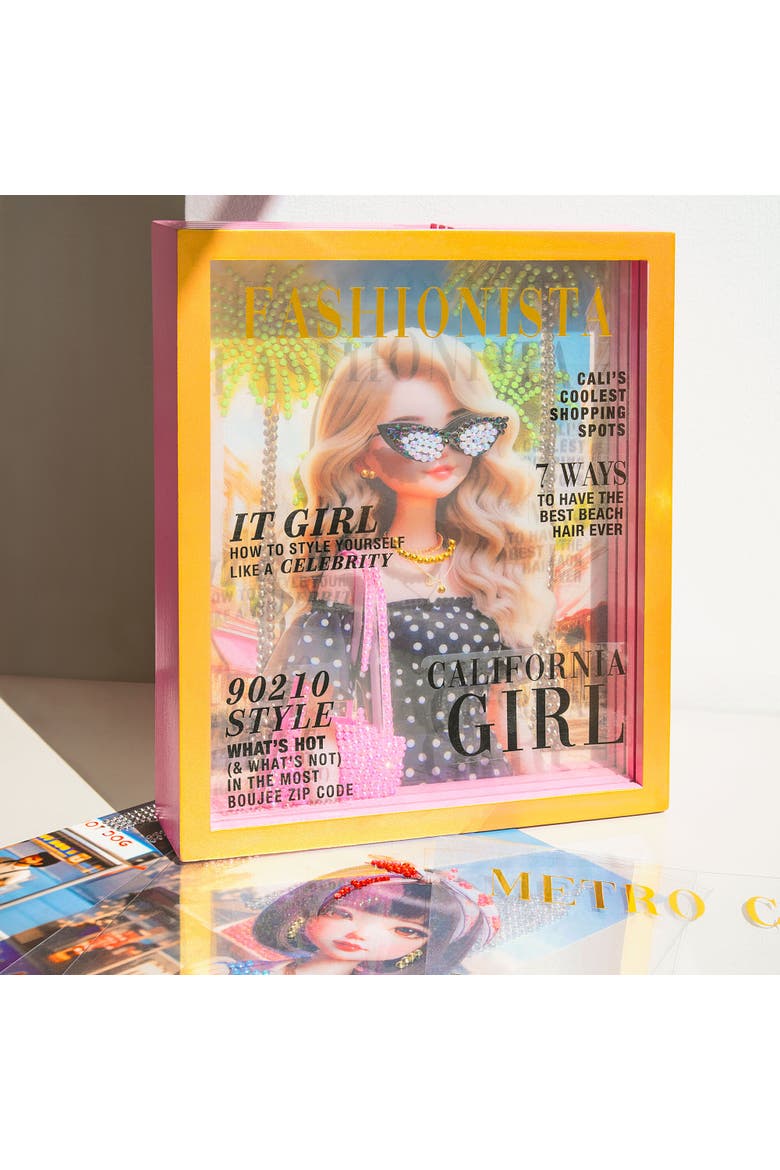 Luxe Life Cover Girls Shadow Box Kit, DIY Craft Set, Kids 8+, Alternate, color, Multicolored