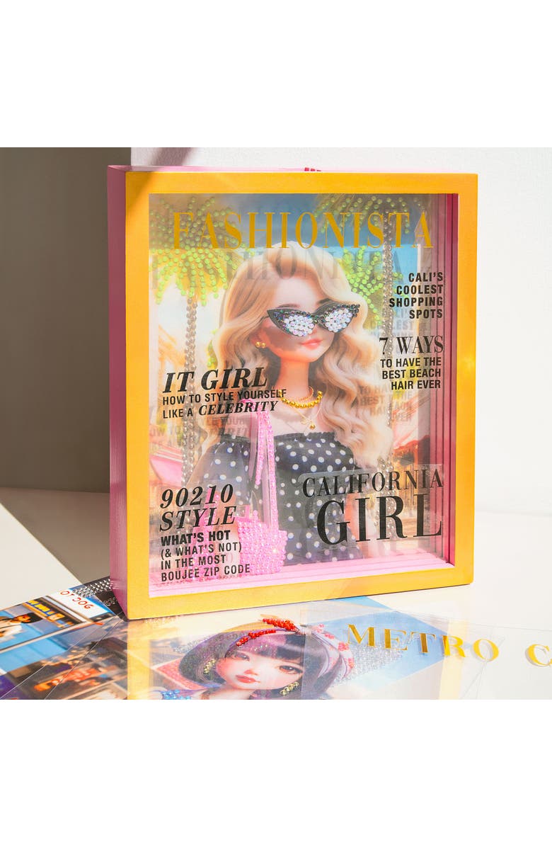 Fashion Angels Luxe Life Cover Girls Shadow Box Kit, DIY Craft Set, Kids 8+, Alternate, color, Multicolored