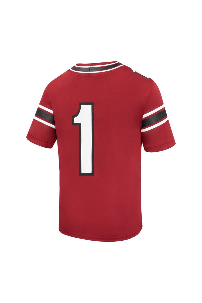 Preschool Nike #1 Garnet South Carolina Gamecocks Home Replica Football Jersey, Alternate, color, Garnet