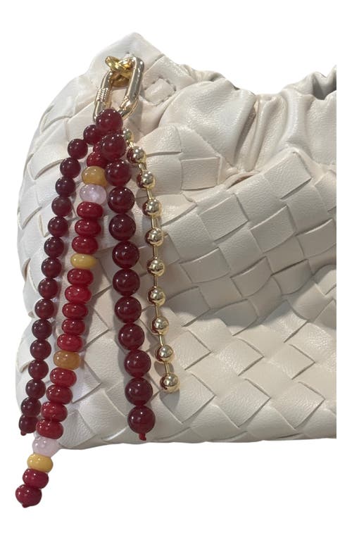 Macrae & Co . Maggie Bag Charm In Red