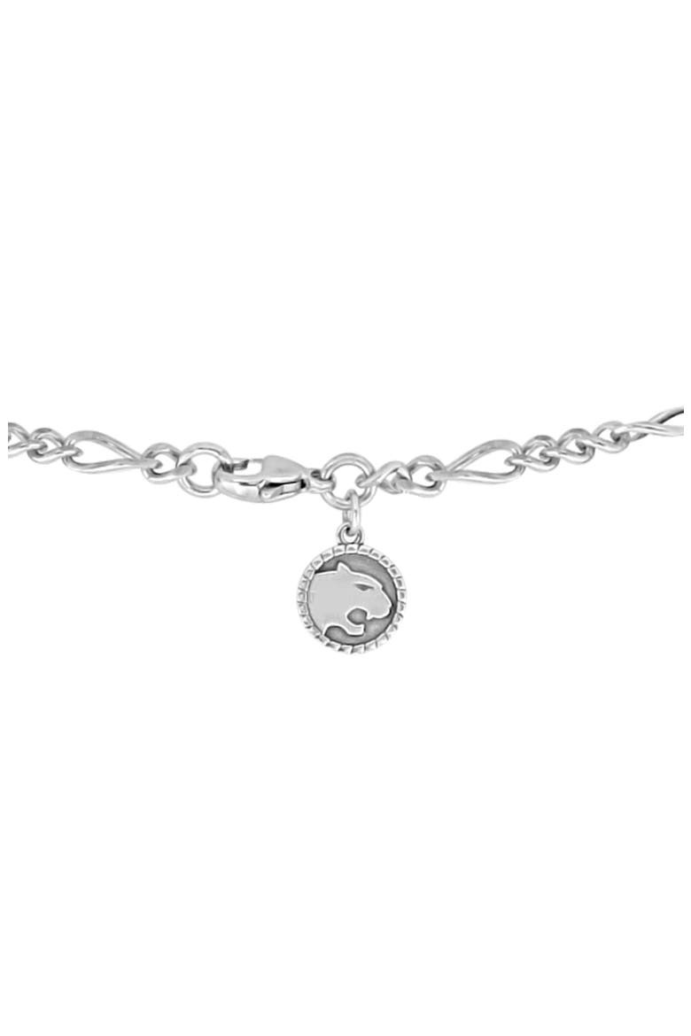 Sterling Silver 22" Figaro Chain Necklace, Alternate, color, WHITE