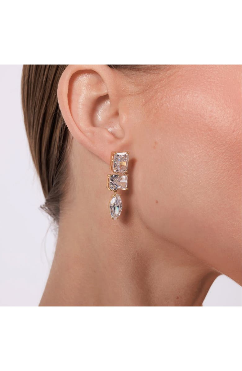 NICKHO REY Pedro Earrings, Alternate, color, White/Gold