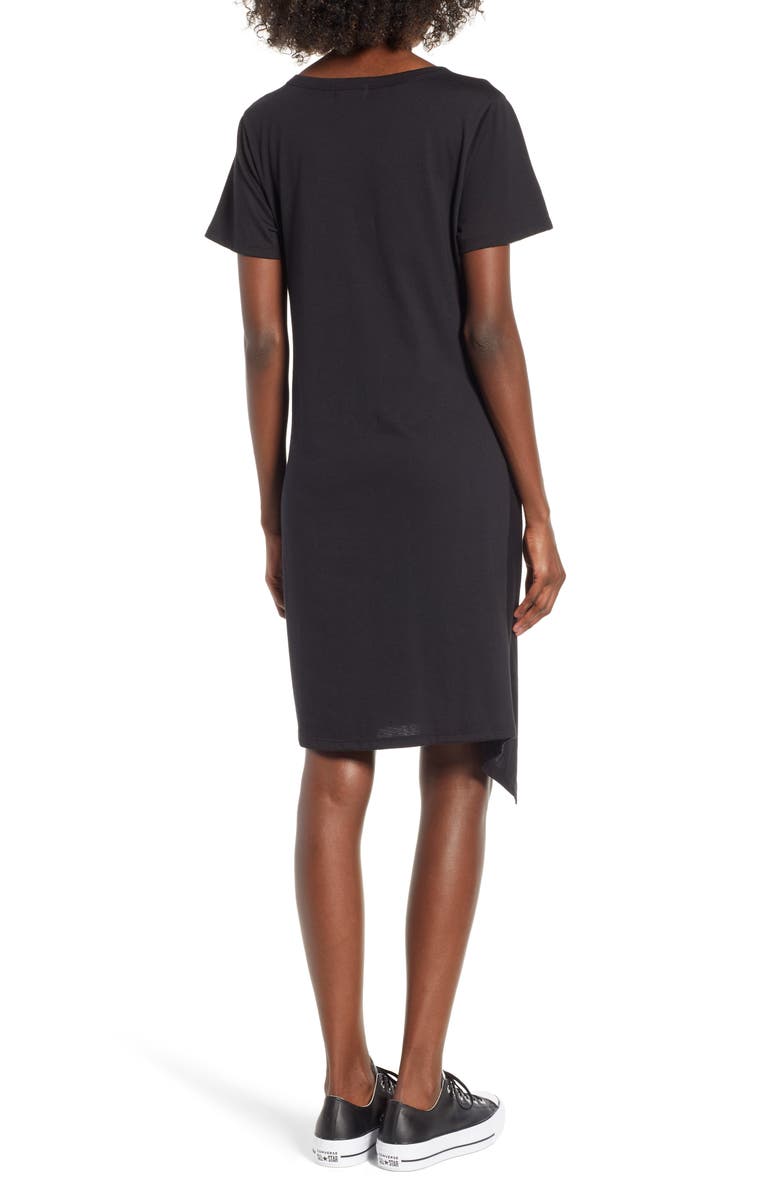 Socialite Tie Waist T-Shirt Dress, Alternate, color, 