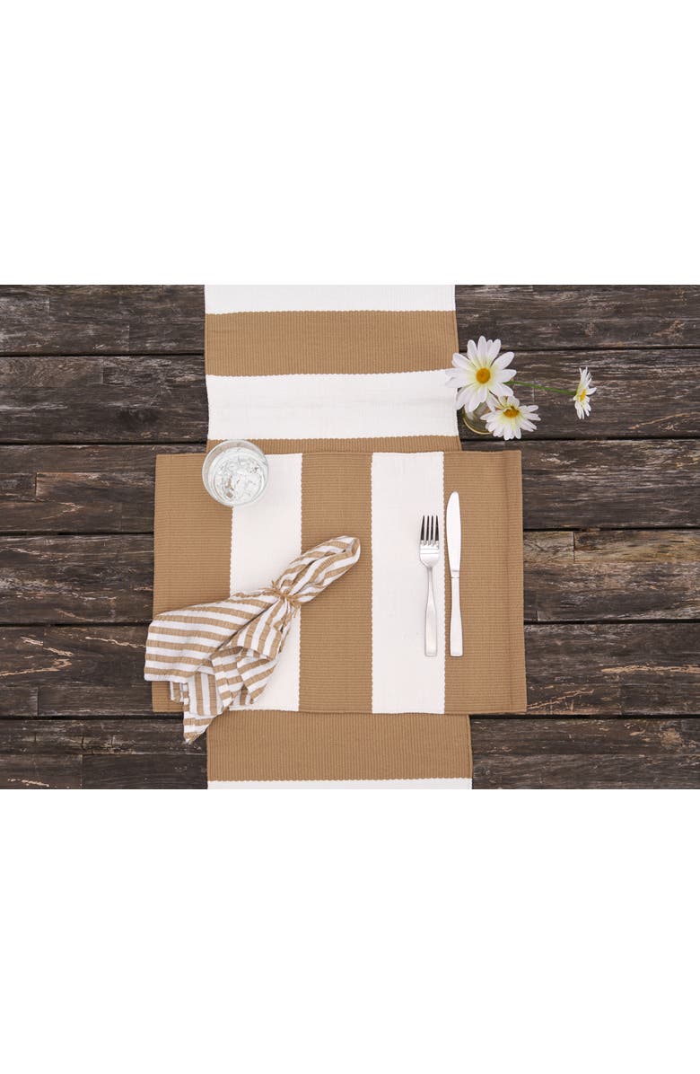 C&F Home Cabana Stripes Runner Collection, Alternate, color, Beige