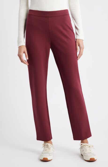 Caslon® Pull-On Stretch Ponte Skinny Ankle Pants