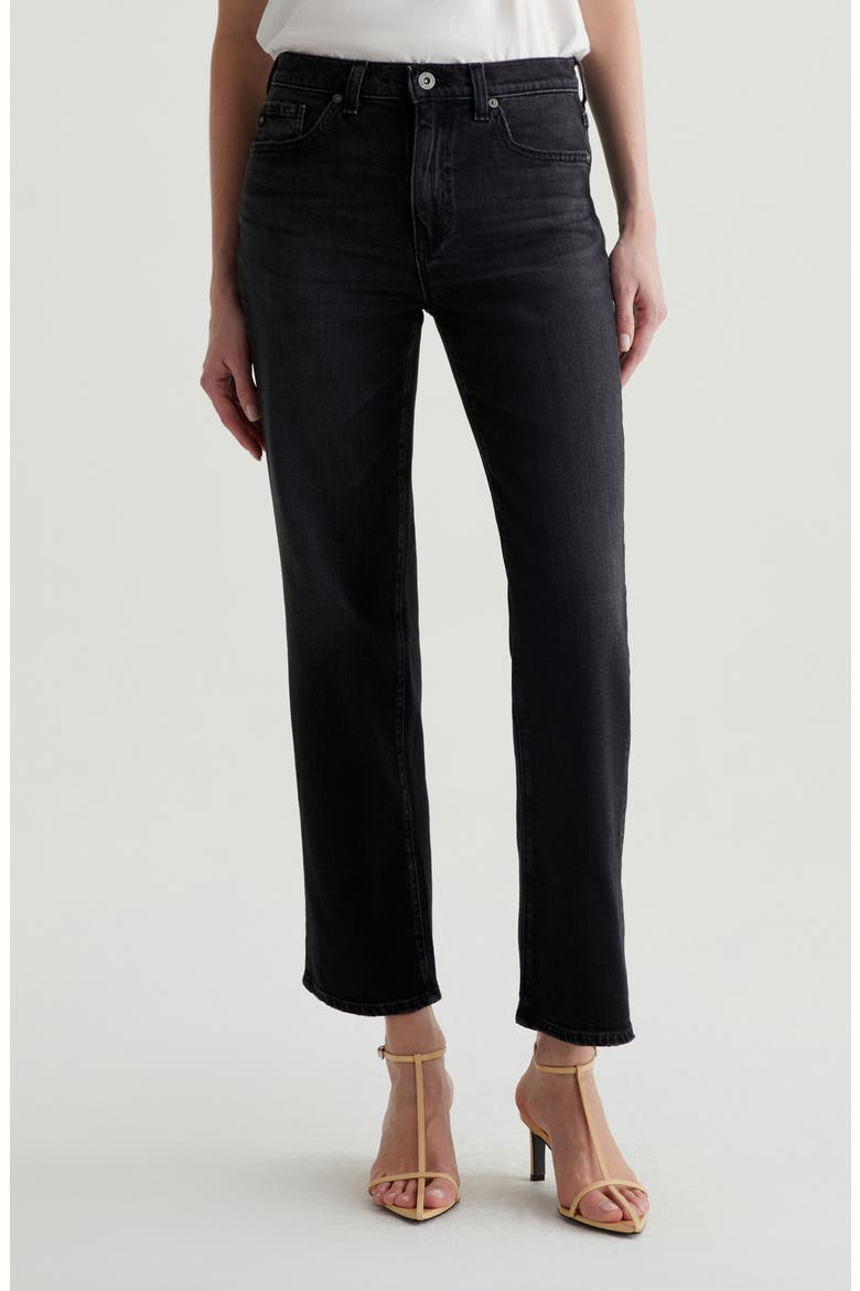 Brinley Mid Rise Straight Leg Jeans, Main, color, GENOA