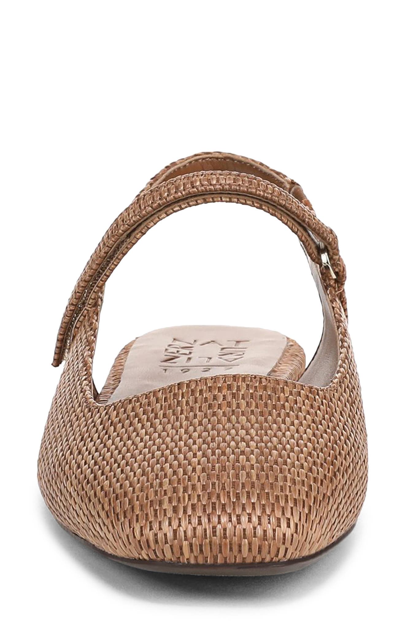 Naturalizer Connie Slingback Flat, Alternate, color, Walnut Wake