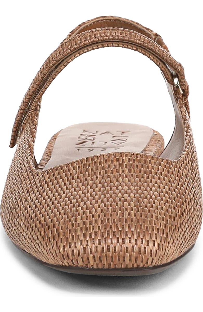 Naturalizer Connie Slingback Flat, Alternate, color, Walnut Wake