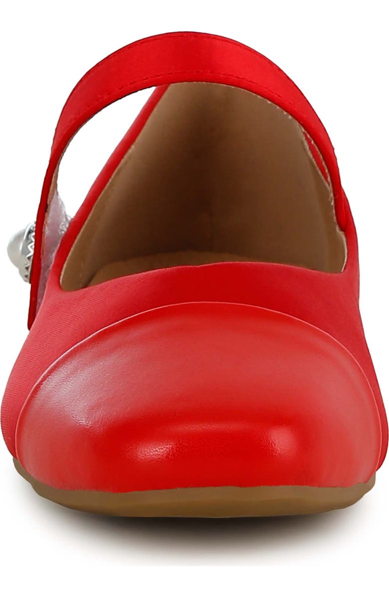 LONDON RAG Albi Mary Jane Flat, Alternate, color, Red