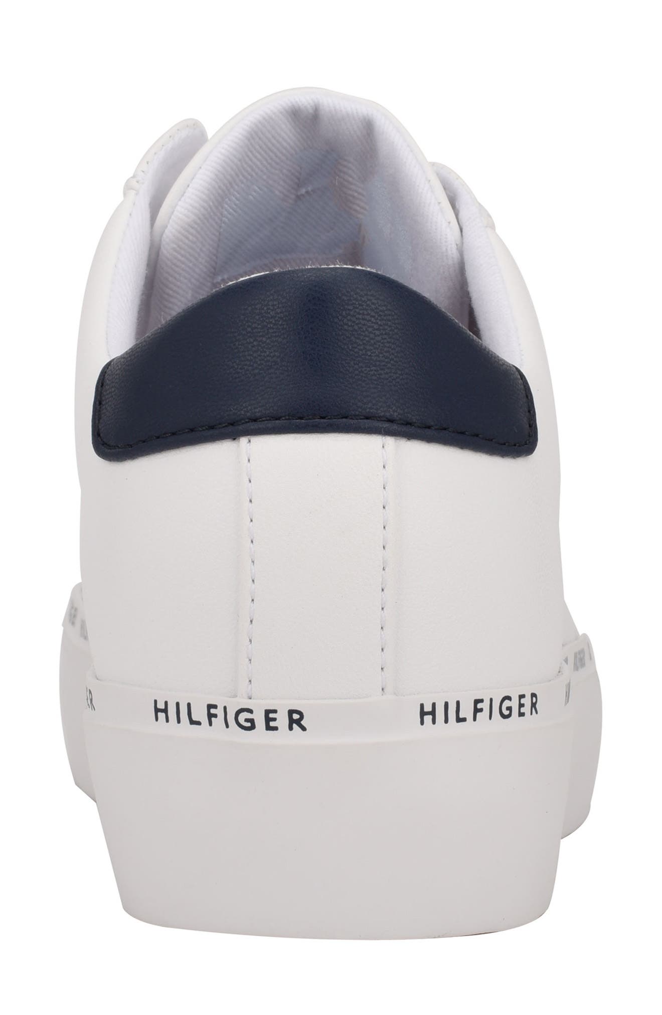 Henissly Low Top Sneaker, Alternate, color, WHITE FAUX LEATHER