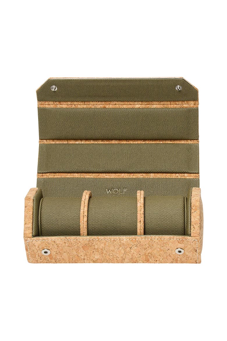 Cortica Triple Hexagon Watch Roll w/ Capsule, Alternate, color, Cork