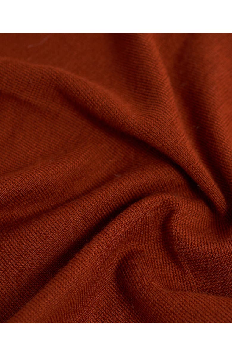 Lost Pattern "Triangle Frame" Cashmere Triangle Scarf, Alternate, color, Caramel
