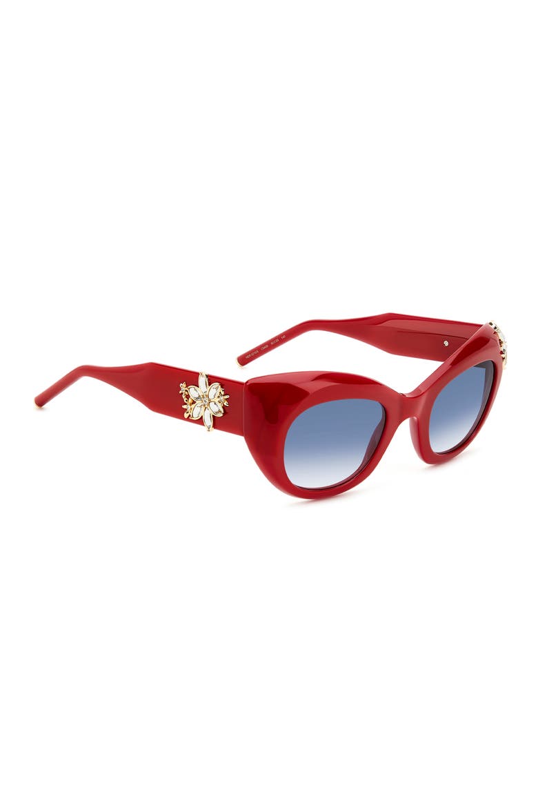 50mm Gradient Cat Eye Sunglasses, Alternate, color, 0C9A-08