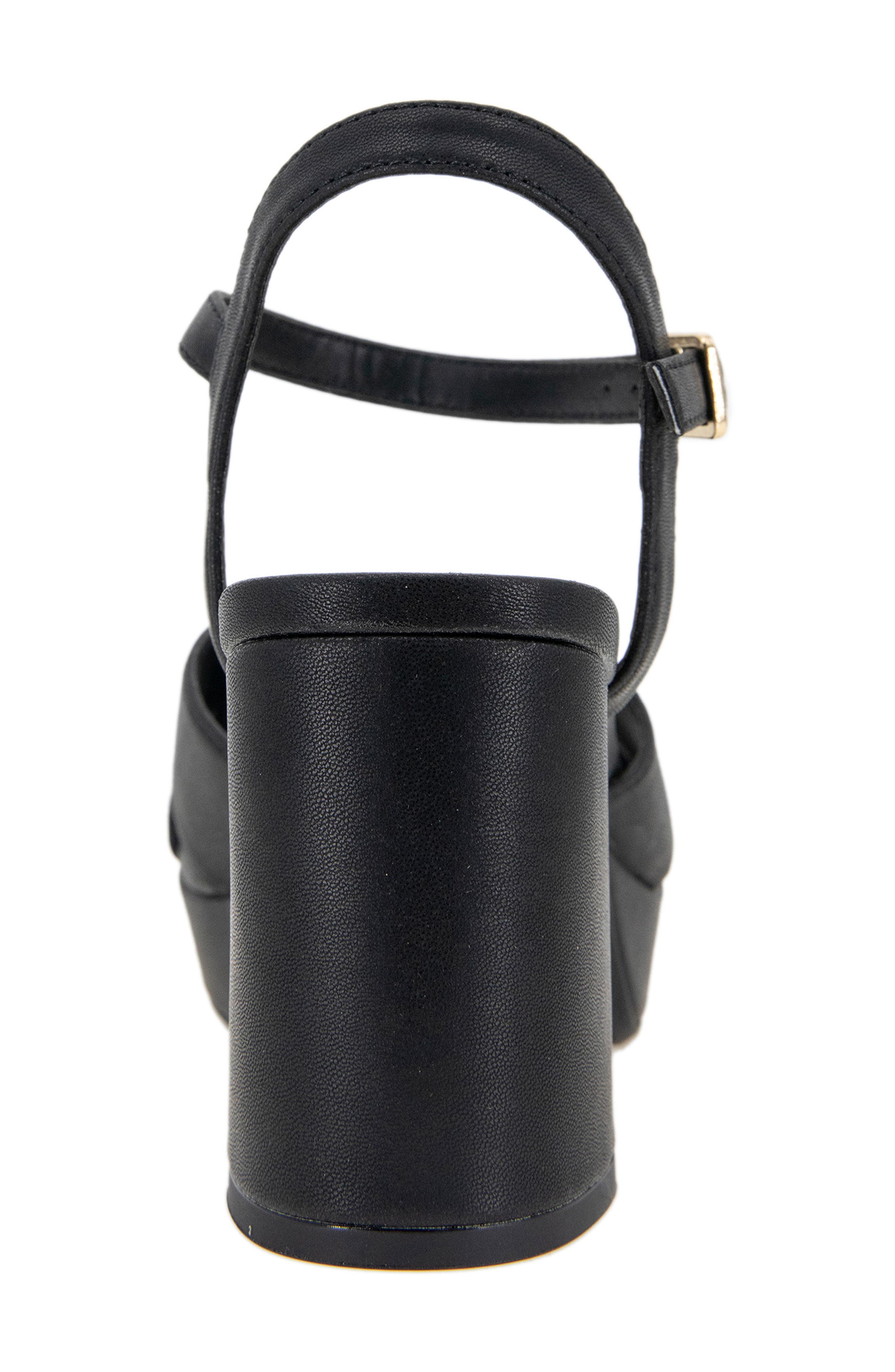 Reaction Kenneth Cole Reeva Platform Sandal, Alternate, color, Black