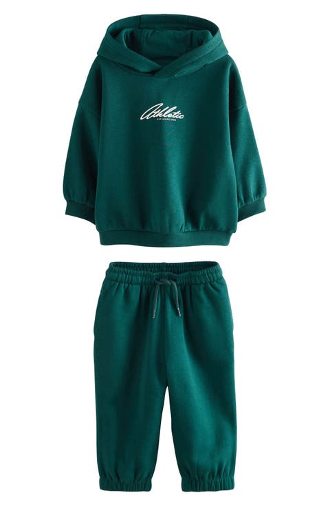 Kids' Slogan Hoodie & Joggers Set