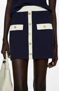 MANGO Knit Miniskirt