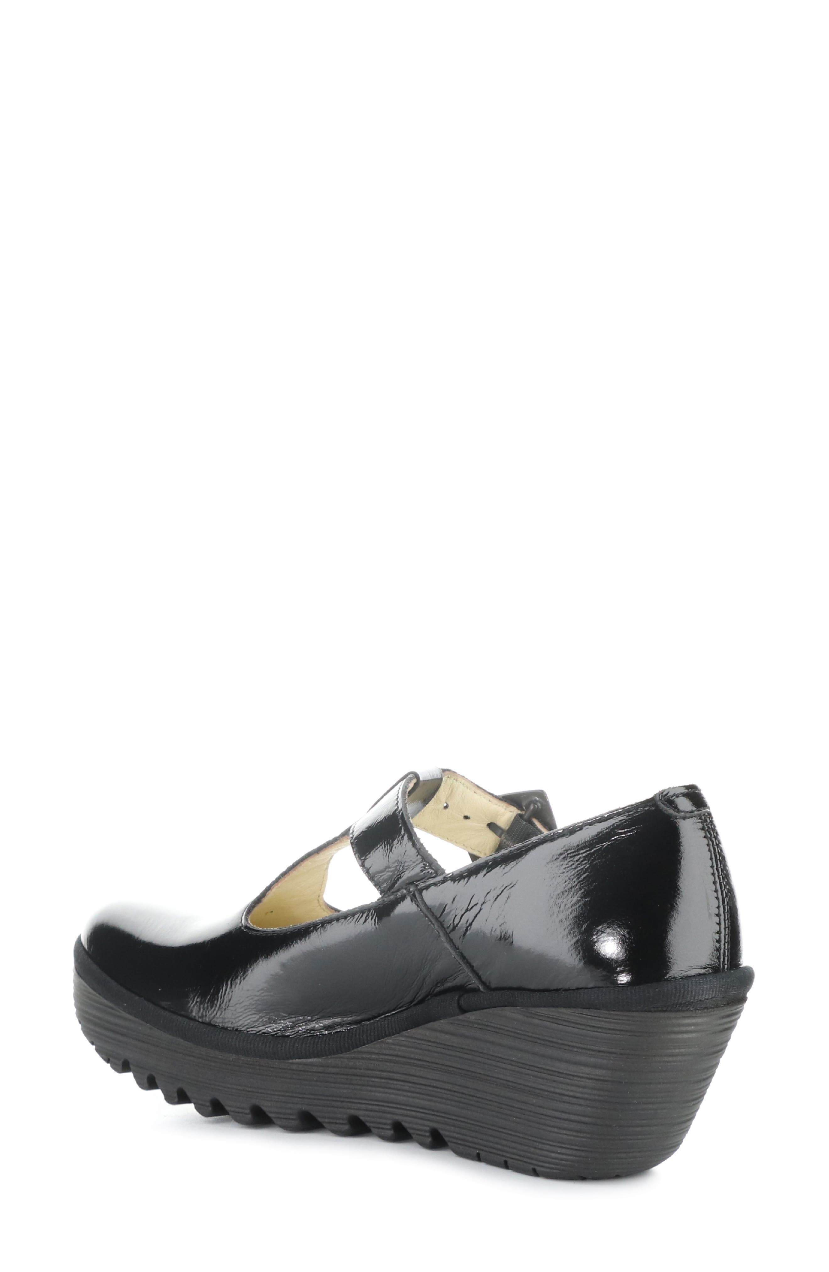 Fly London Yald Wedge Mary Jane Pump, Alternate, color, 003 Black