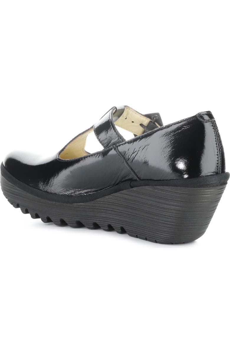 Fly London Yald Wedge Mary Jane Pump, Alternate, color, 003 Black