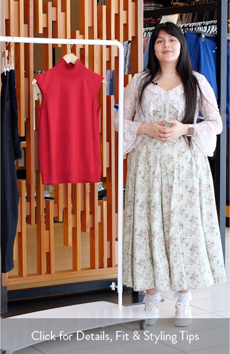 Fipini Virgin Wool Turtleneck Tank, sales video thumbnail