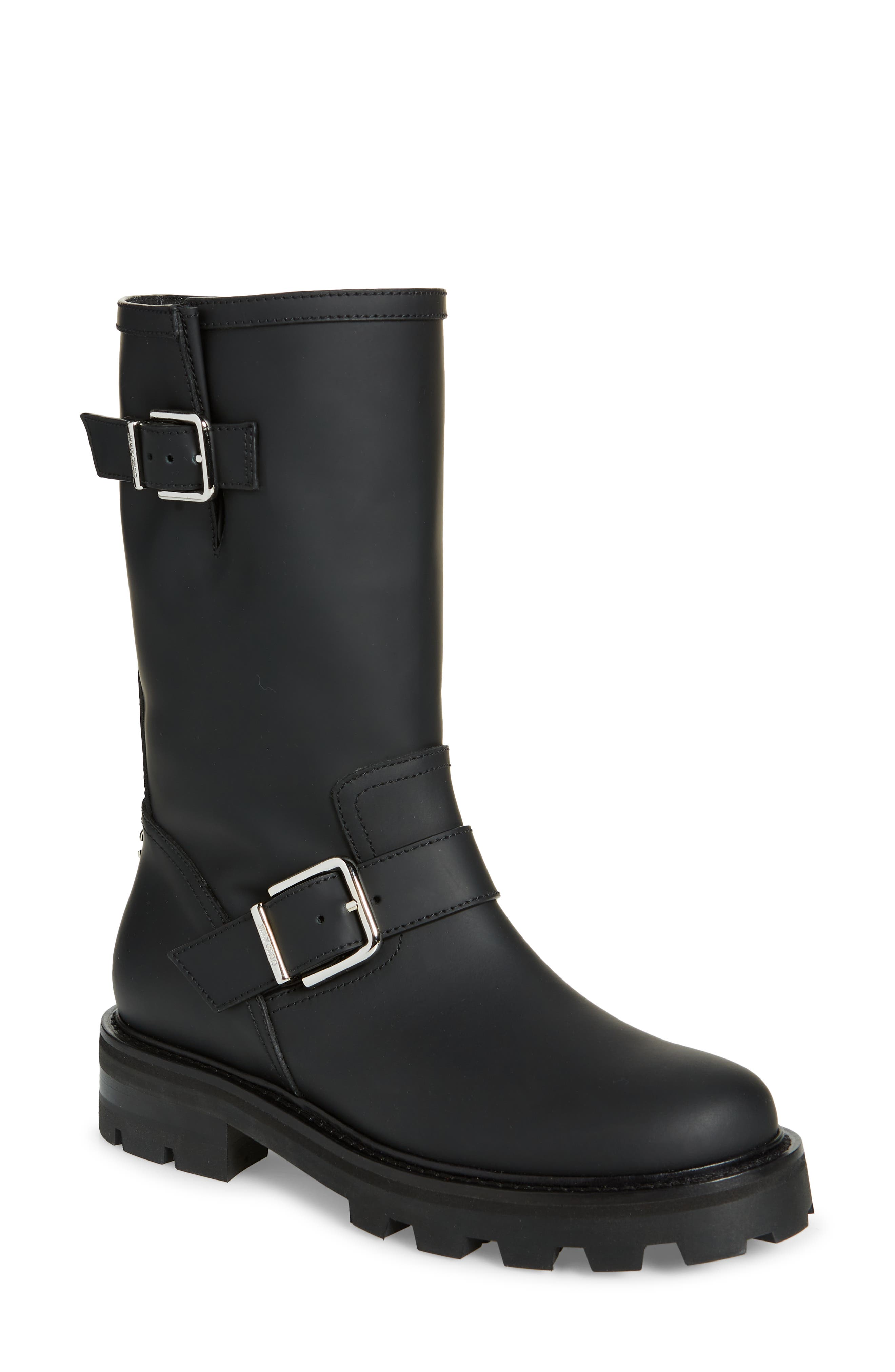 Jimmy Choo Biker II Boot, Main, color, 