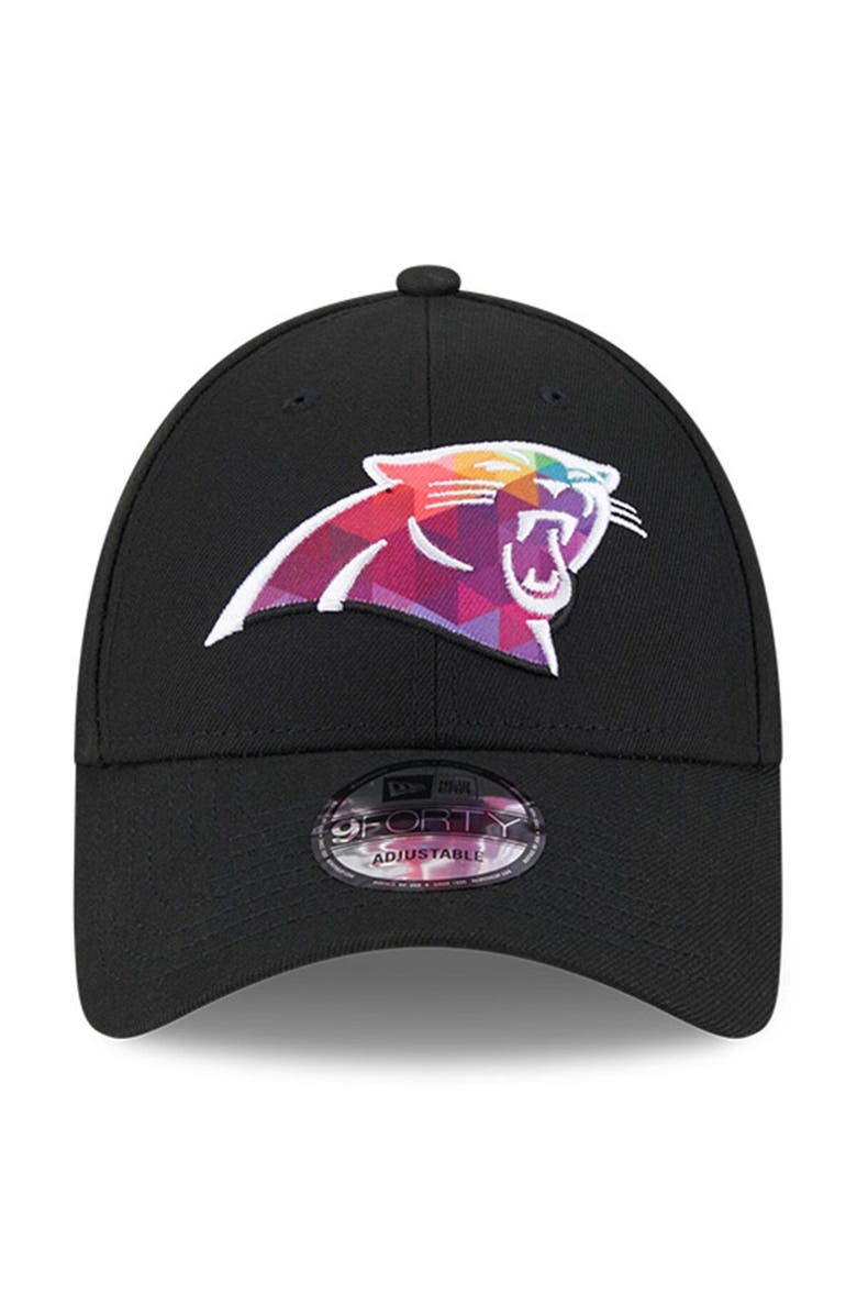 New Era Men's New Era Black Carolina Panthers 2023 NFL Crucial Catch 9FORTY Adjustable Hat, Alternate, color,