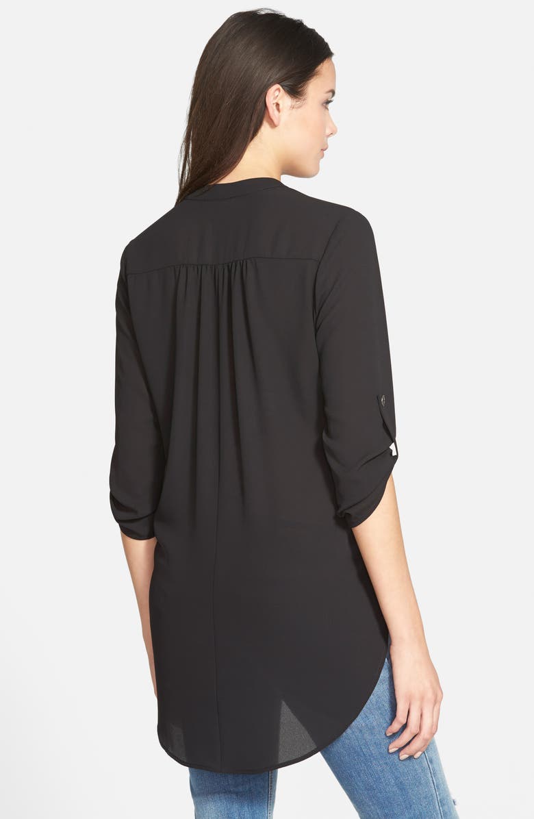 All in Favor Perfect Henley Tunic, Alternate, color, 