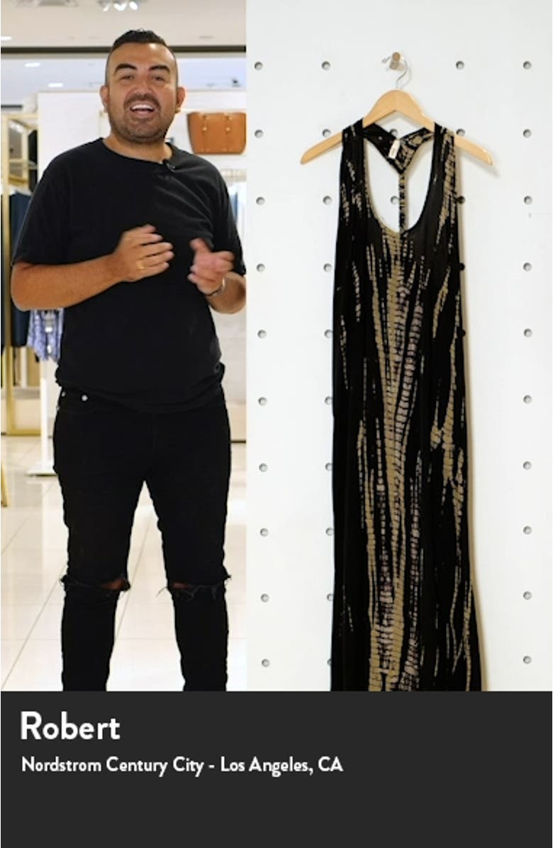 Tie Dye Braided Back Cover-Up Maxi Dress, sales video thumbnail