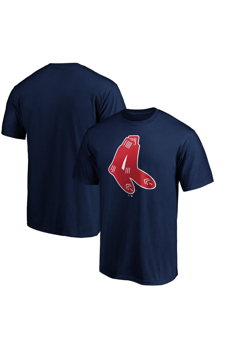 FANATICS Men's Fanatics Branded Navy Boston Red Sox Cooperstown Collection Huntington Logo T-Shirt, Main, color, Navy