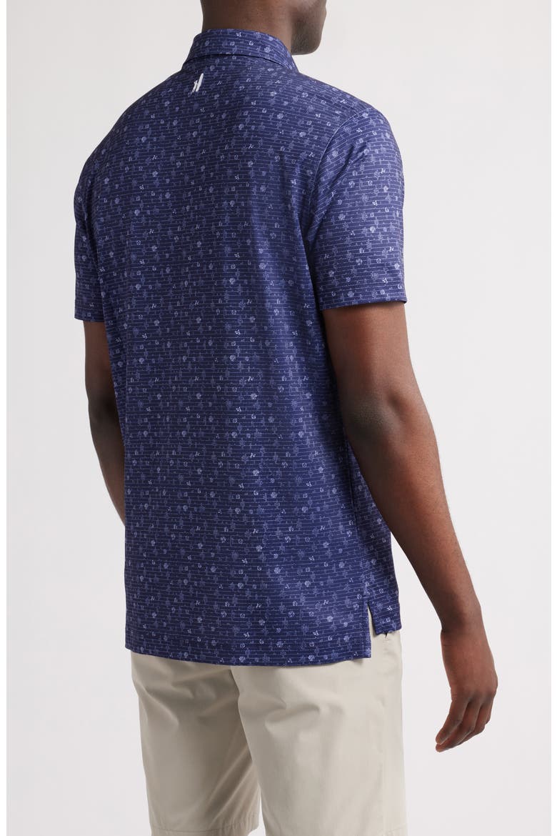 Tumbleweed Desert Print PREP-FORMANCE Golf Polo, Alternate, color, NAVY