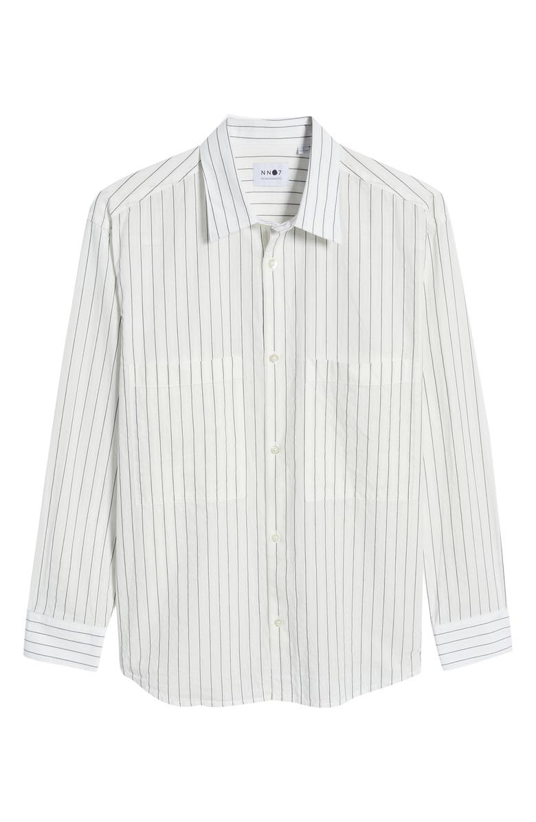 NN07 Freddy 5228 Stripe Button-Up Shirt, Alternate, color, 