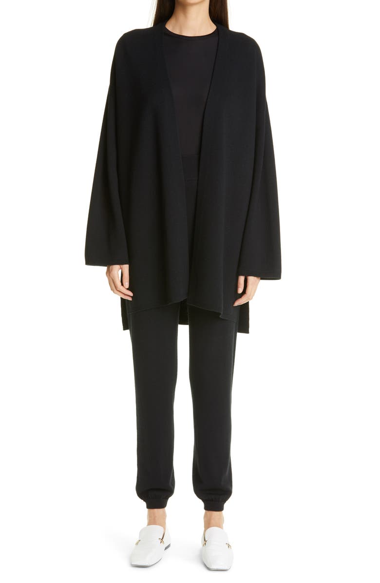 St. John Collection Wool & Silk Knit Joggers, Main, color, 