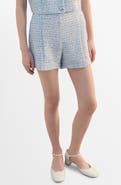MANGO Mid Rise Tweed Shorts