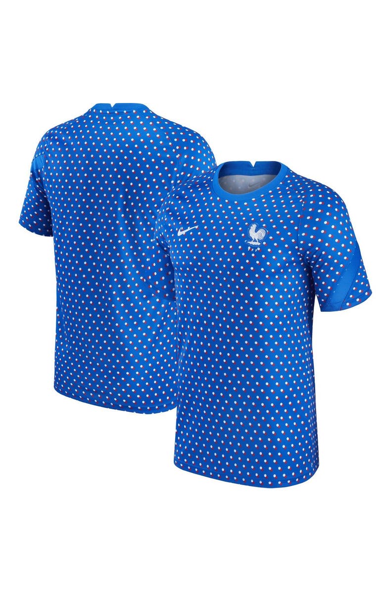 Nike Men's Nike Blue France Women's National Team 2021/22 Pre-Match Top, Main, color, Blue