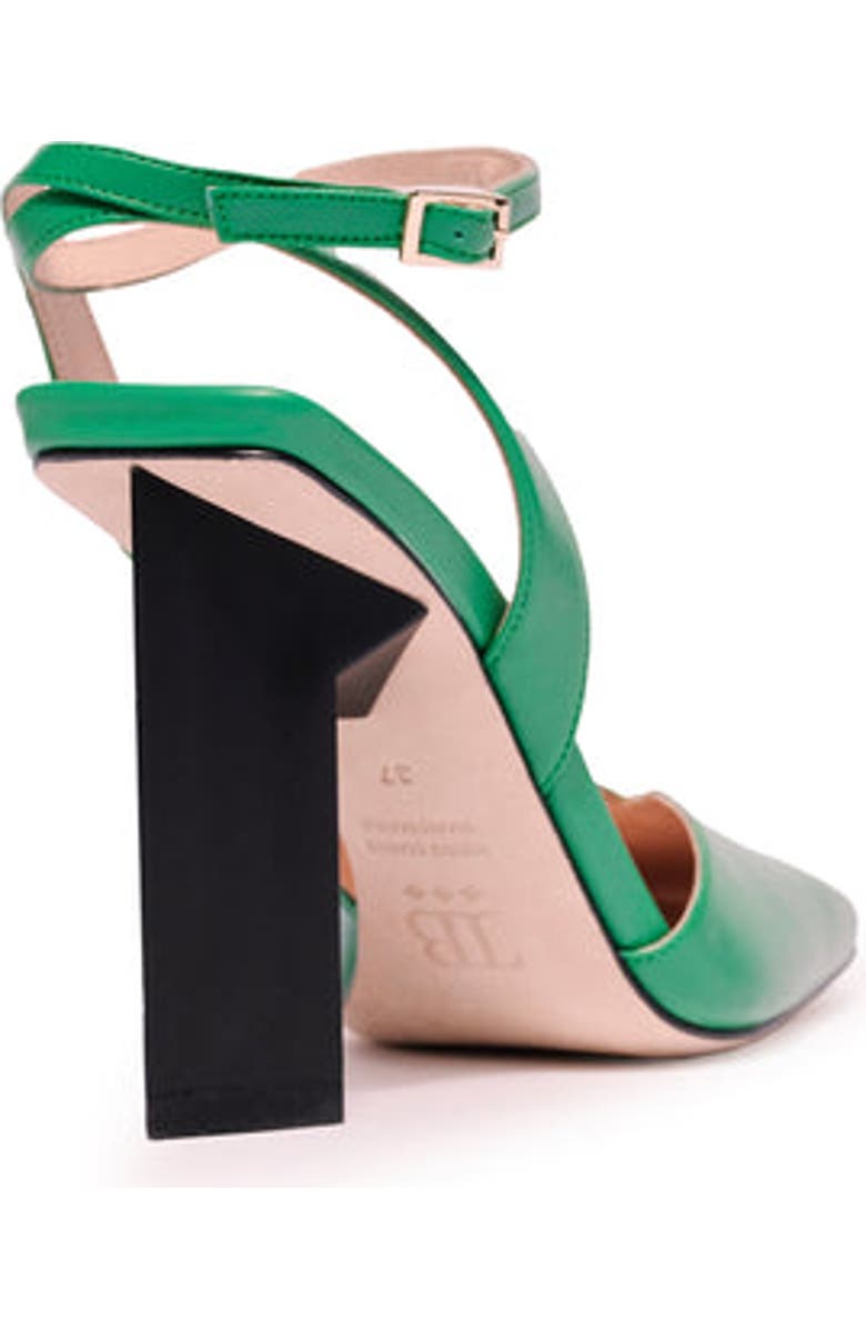 Tiannia Barnes Hope Ankle Strap Heels - High, Alternate, color, Green