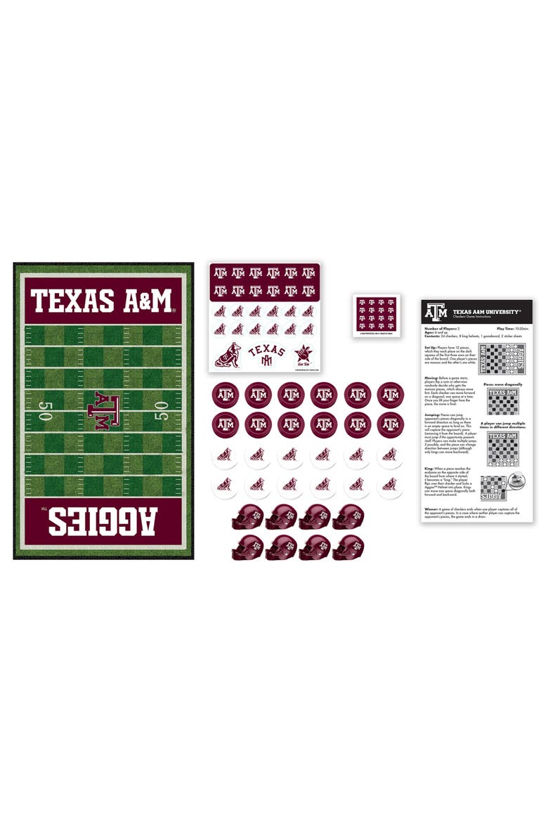 Texas A&M Aggies Checkers Board Game, Alternate, color, Multicolor
