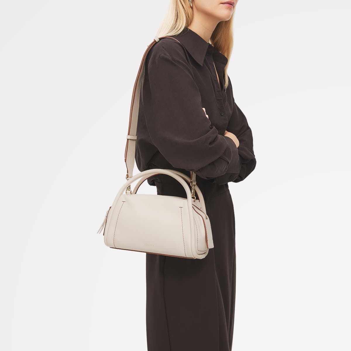 Radley The Golborne Small Ziptop Satchel Bag, Alternate, color, 