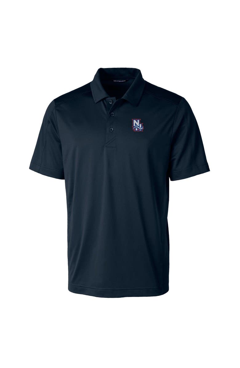 Cutter & Buck Men's Cutter & Buck Navy New Hampshire Fisher Cats Big & Tall Prospect Textured Stretch Polo, Alternate, color, Navy